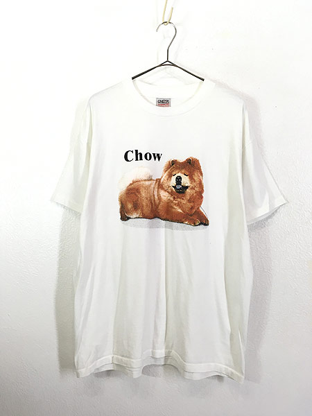 90s 犬 tシャツ dog  XXL チャウチャウ ヴィンテージ