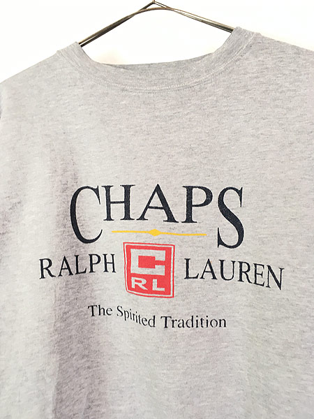 古着 90s CHAPS Ralph Lauren BIG ロゴ プリント スウェット