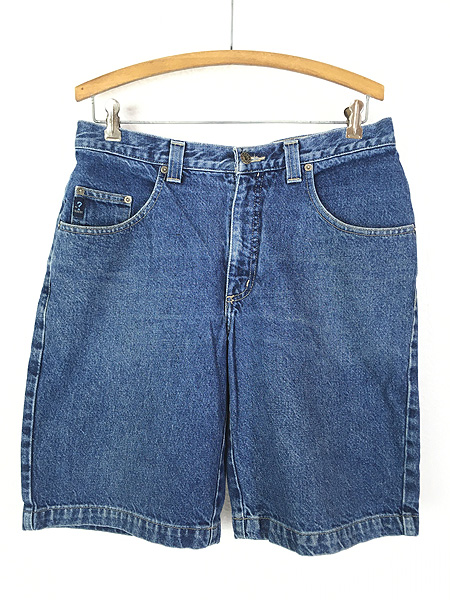 古着 90s GUESS JEANS ブルー デニム バギー ショーツ ショート パンツ 