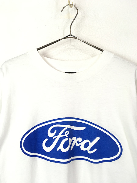 古着 80s USA製 Ford フォード BIG ロゴ モーター Tシャツ XL 古着 