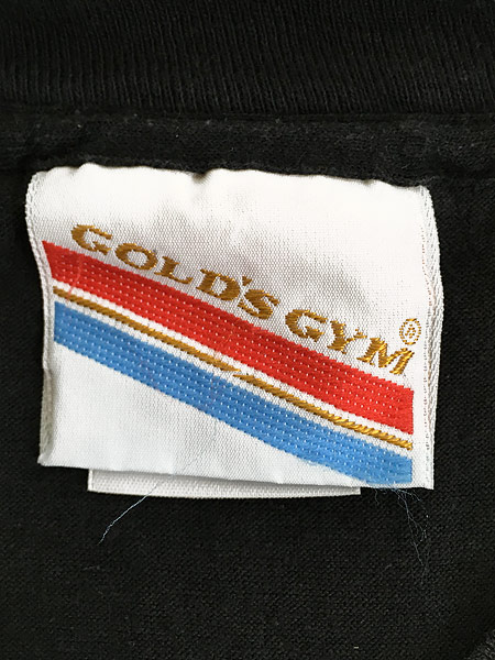 古着 80s GOLD'S GYM Chicago ゴールド ジム ポップ プリント Tシャツ