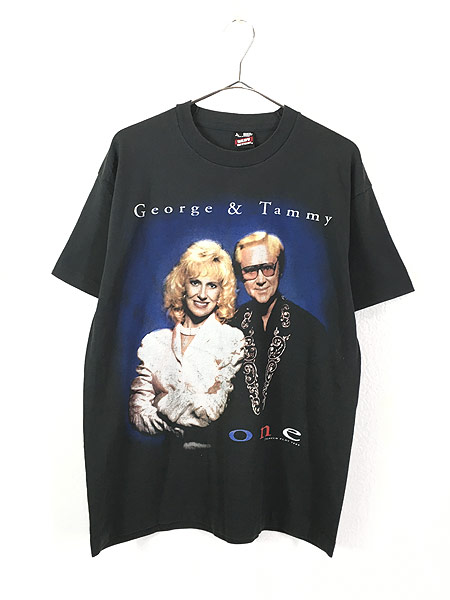 古着 90s USA製 George & Tammy 「One」 カントリー ミュージック T