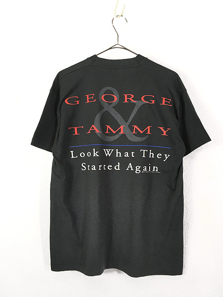 古着 90s USA製 George & Tammy 「One」 カントリー ミュージック T