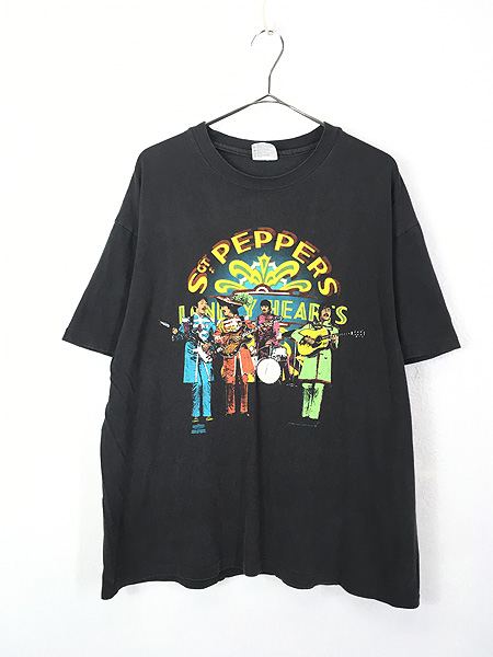 古着 90s USA製 The Beatles 「Sgt. Pepper's Lonely Hearts Club Band」 バンド Tシャツ XL  古着 - 古着 通販 ヴィンテージ　古着屋 Dracaena ドラセナ