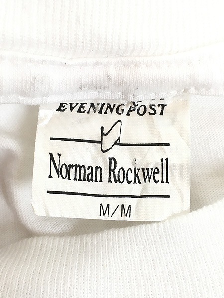 古着 90s Canada製 Norman Rockwell 「Bedside Manner」 アート T