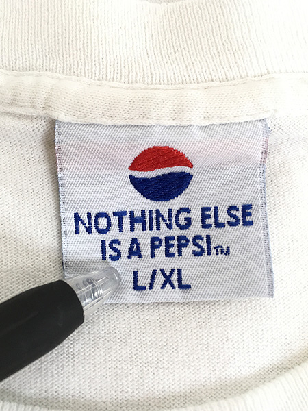 古着 90s USA製 PEPSI ペプシ コーラ ドリンク 企業 Tシャツ XL位 古着