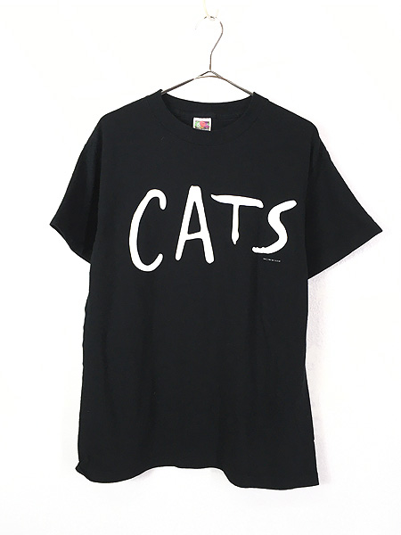 80年代 CATS キャッツ 両面 プリントTシャツ メンズS ヴィンテージ /eaa337625