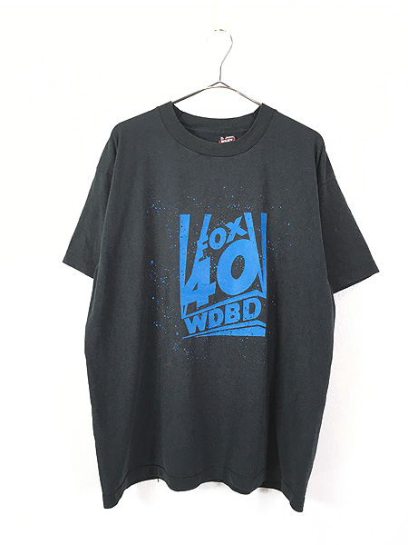 古着 90s USA製 FOX 40 WDBD 「20th Century Fox」 パロディ TV チャンネル Tシャツ XL 古着 - 古着 通販  ヴィンテージ 古着屋 Dracaena ドラセナ