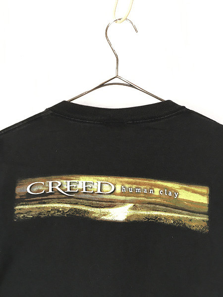 古着 90s CREED 「Human Clay」 グランジ ハード ロック バンド Ｔ