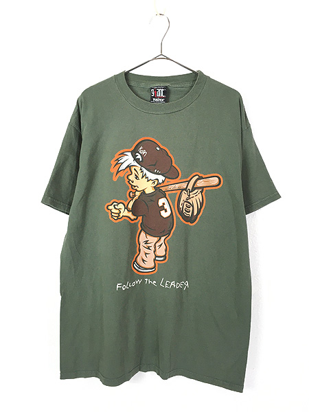 古着 90s KORN 「Follow The Leader」 ミクスチャー ロック バンド Ｔシャツ L 古着【30off】 - 古着 通販  ヴィンテージ　古着屋 Dracaena ドラセナ