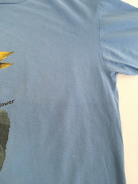 古着 90s USA製 ひまわり サンフラワー アート Tシャツ XL 古着 - 古着