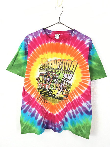 古着 00s Grateful Dead 「Coast to Coast」 両面 ロック バンド タイダイ Tシャツ M 古着【30off】 - 古着  通販 ヴィンテージ 古着屋 Dracaena ドラセナ