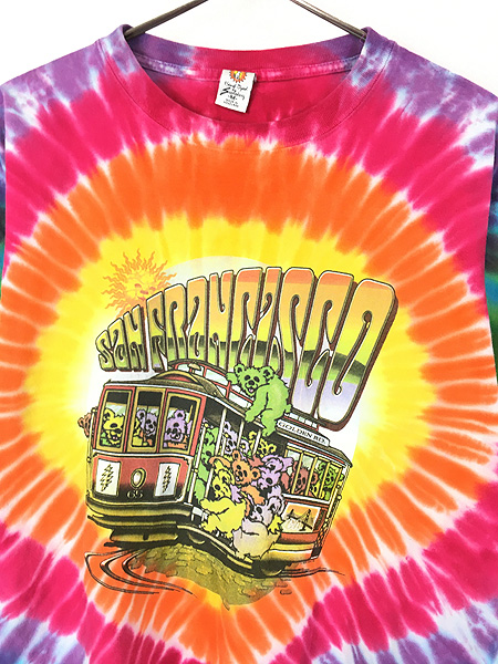 古着 00s Grateful Dead 「Coast to Coast」 両面 ロック バンド タイダイ Tシャツ M 古着【30off】 - 古着  通販 ヴィンテージ 古着屋 Dracaena ドラセナ