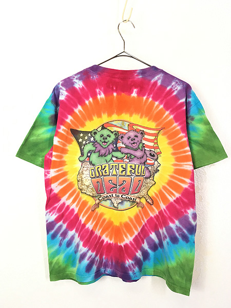 古着 00s Grateful Dead 「Coast to Coast」 両面 ロック バンド タイダイ Tシャツ M 古着【30off】 - 古着  通販 ヴィンテージ 古着屋 Dracaena ドラセナ