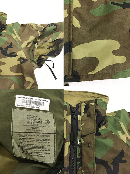 古着 00s 米軍 Usmc Ecwcs Gen2 ウッドランド カモ 迷彩 Gore Tex ゴア パーカー M R 古着 古着 通販 ヴィンテージ 古着屋 Dracaena ドラセナ