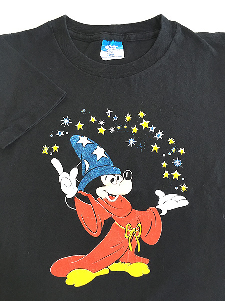 キッズ 古着 90s USA製 Disney ミッキー 「ファンタジア 魔法使いの