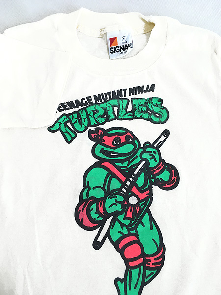 キッズ 古着 90s USA製 ミュータント タートルズ キャラクター Tシャツ 