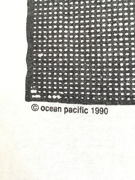 キッズ 古着 90s USA製 OP Ocean Pacific SKATE TEAM スケート グラフィック Tシャツ 9歳以上位 古着