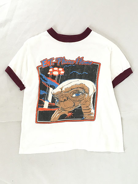 80s E.T. プリントTシャツ　ムービーTee