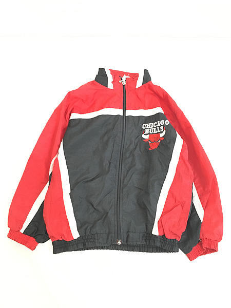 キッズ 古着 90s NBA CHICAGO BULLS ブルズ ワンポイント ナイロン ジャケット 7歳位 古着【10off】 - 古着 通販  ヴィンテージ　古着屋 Dracaena ドラセナ