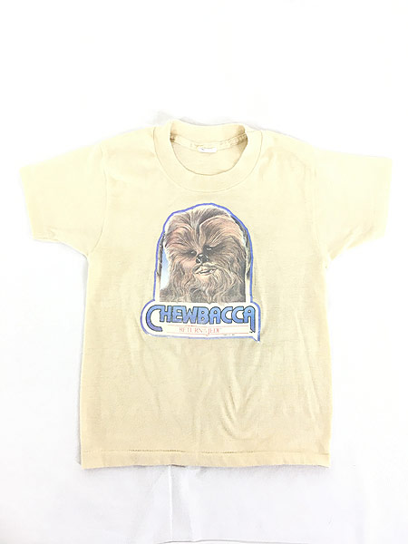 [1] キッズ 古着 80s STAR WARS CHEWBACCA チューバッカ キャラクター Tシャツ 6歳以上 古着