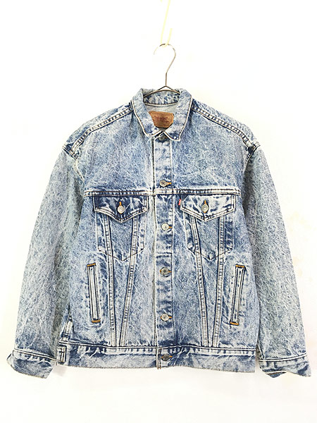 レディース 古着 90s USA製 Levi's 57508 ハンド ポケット付 ケミカル