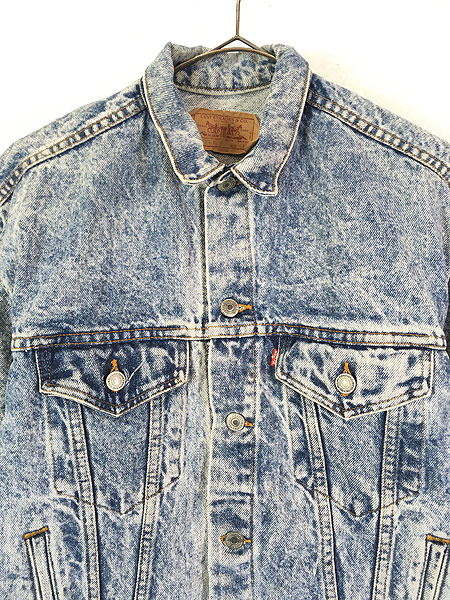 レディース 古着 90s USA製 Levi's 57508 ハンド ポケット付 ケミカル