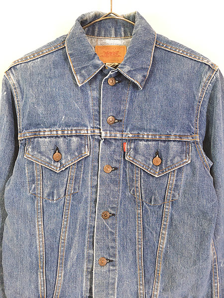 レディース 古着 70s USA製 Levi's 70505 「Big E」 貴重 2枚タグ!! デニム ジャケット Gジャン L位  古着【30off】 - 古着 通販 ヴィンテージ　古着屋 Dracaena ドラセナ