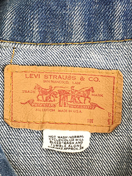 レディース 古着 70s USA製 Levi's 70505 「Big E」 貴重 2枚タグ ...