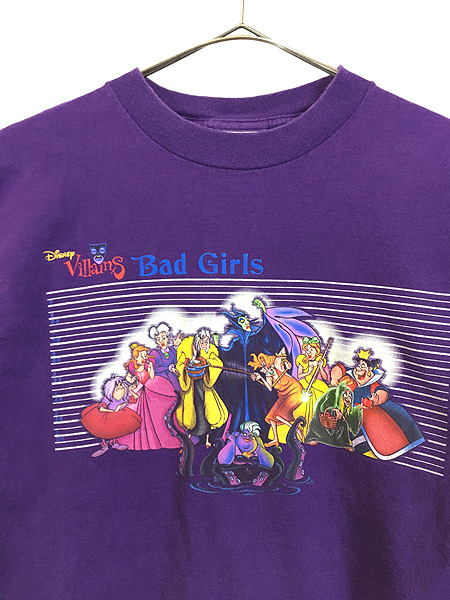 レディース 古着 90s USA製 Disney 「Villains Bad Girls」 豪華