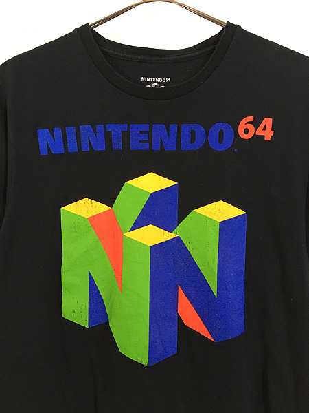 レディース 古着 Nintendo 任天堂 64 ロクヨン ゲーム 企業 ロゴ T 