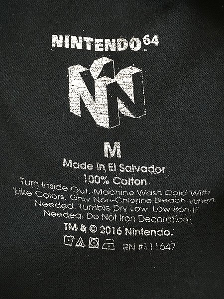 レディース 古着 Nintendo 任天堂 64 ロクヨン ゲーム 企業 ロゴ Tシャツ M 古着 - 古着 通販 ヴィンテージ 古着屋