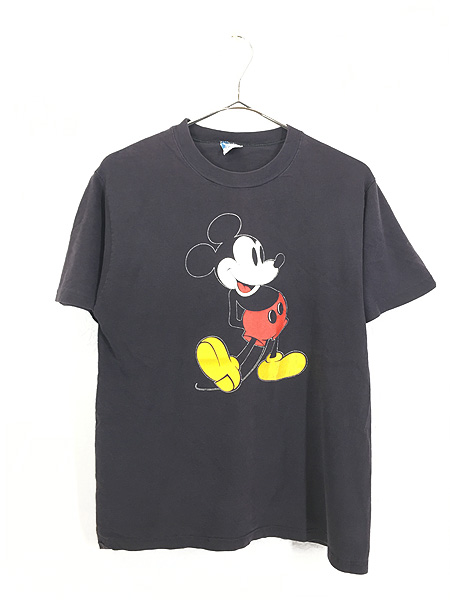古着 90s USA製 Disney Mickey Mouse ミッキー キャラクター Tシャツ XL 古着 - 古着 通販 ヴィンテージ　古着屋  Dracaena ドラセナ