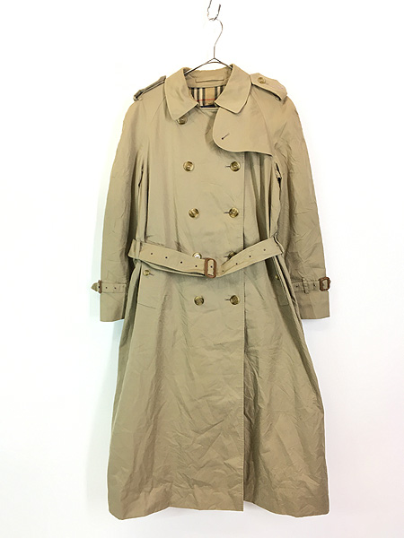 レディース 古着 90s Burberry ダブル ブレスト トレンチ コート 