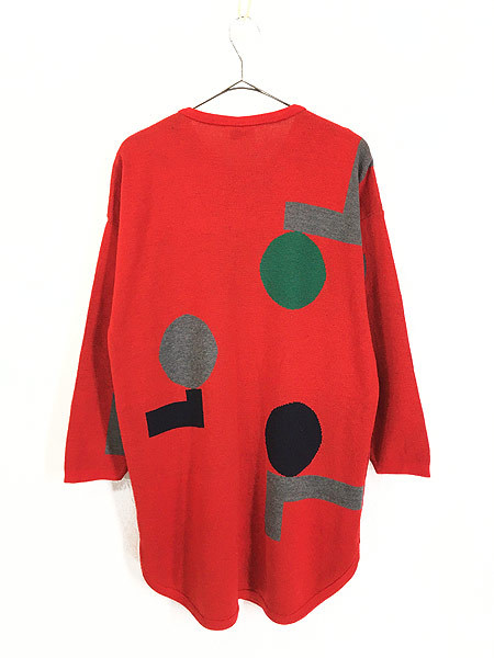 レディース 古着 フィンランド製 marimekko まる L字 ブロック