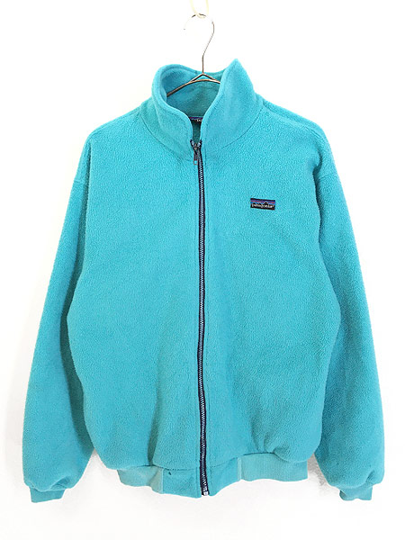 レディース 古着 80s USA製 Patagonia スタンドカラー フルジップ 