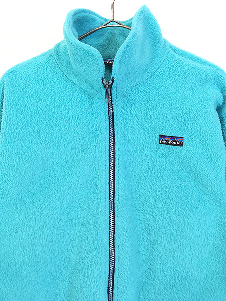 レディース 古着 80s USA製 Patagonia スタンドカラー フルジップ