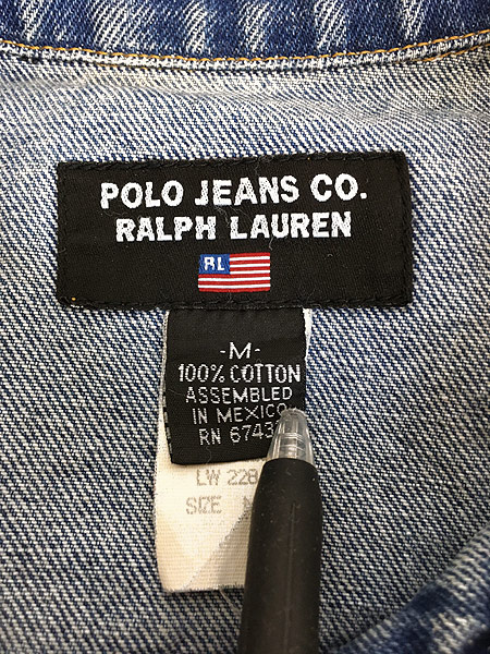 レディース 古着 POLO JEANS Ralph Lauren 2nd タイプ デニム