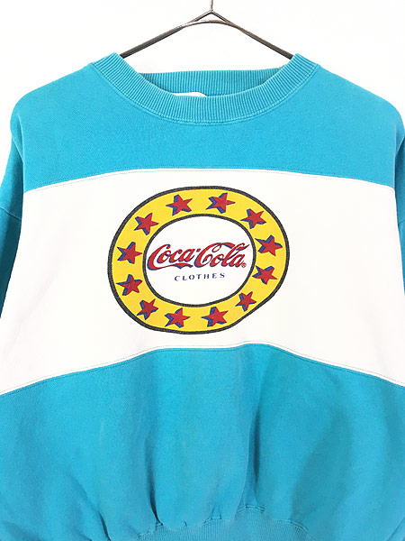 レディース 古着 80s USA製 Coca-Cola コカ コーラ サークル スター