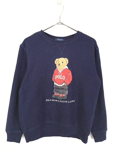 レディース 古着 POLO Ralph Lauren 「POLO BEAR」 ポロベア 裏起毛