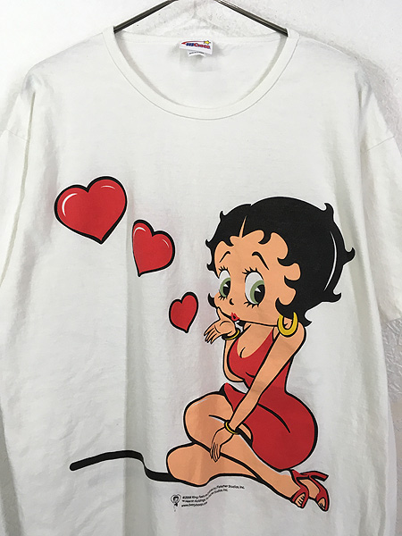 レディース 古着 00s BETTY BOOP ベティ オールド キャラクター 両面