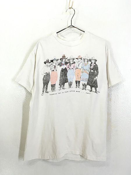 90s ヴィンテージ USED レトロ イラスト プリント Tシャツ-eastgate.mk