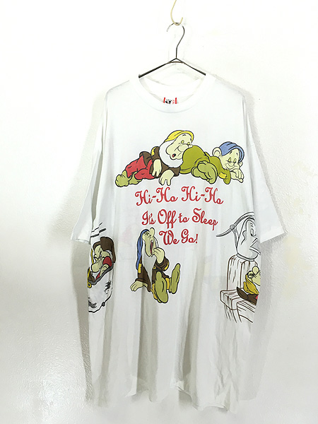 90s 白雪姫 7人の小人 vintage tシャツ disney mickey-