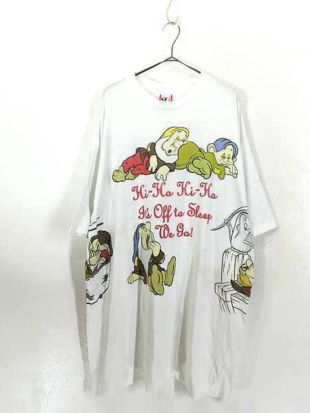 超目玉 Tシャツ 7人の小人 90s 90s Disney Tシャツ Disney vintage 七