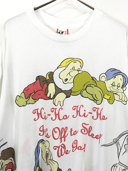 90s 白雪姫 7人の小人 vintage tシャツ disney mickey-