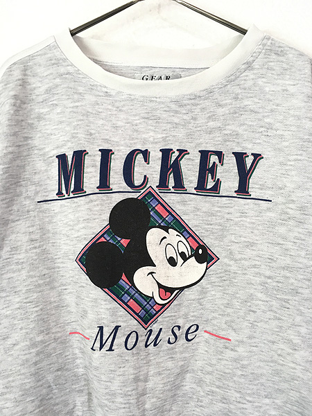 レディース 古着 90s Disney MICKEY Mouse レトロ クレイジー パターン