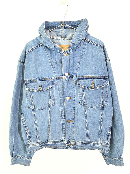 90s OLD GAP デニム×コットン リバーシブルスタジャン