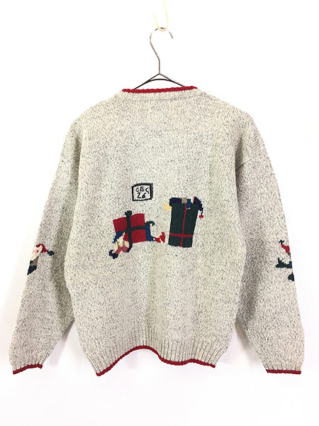 レディース 古着 90s WoolRich クリスマス プレゼント サンタ デザイン