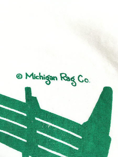 [6] レディース 古着 90s M.R.C. Michigan Rag カラフル ガーデン チェア ベンチ 椅子 Tシャツ ワンピース ひざ丈 XL位 古着