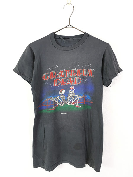 レディース 古着 80s Grateful Dead 「Sunset Dead」 豪華 両面 ロック 